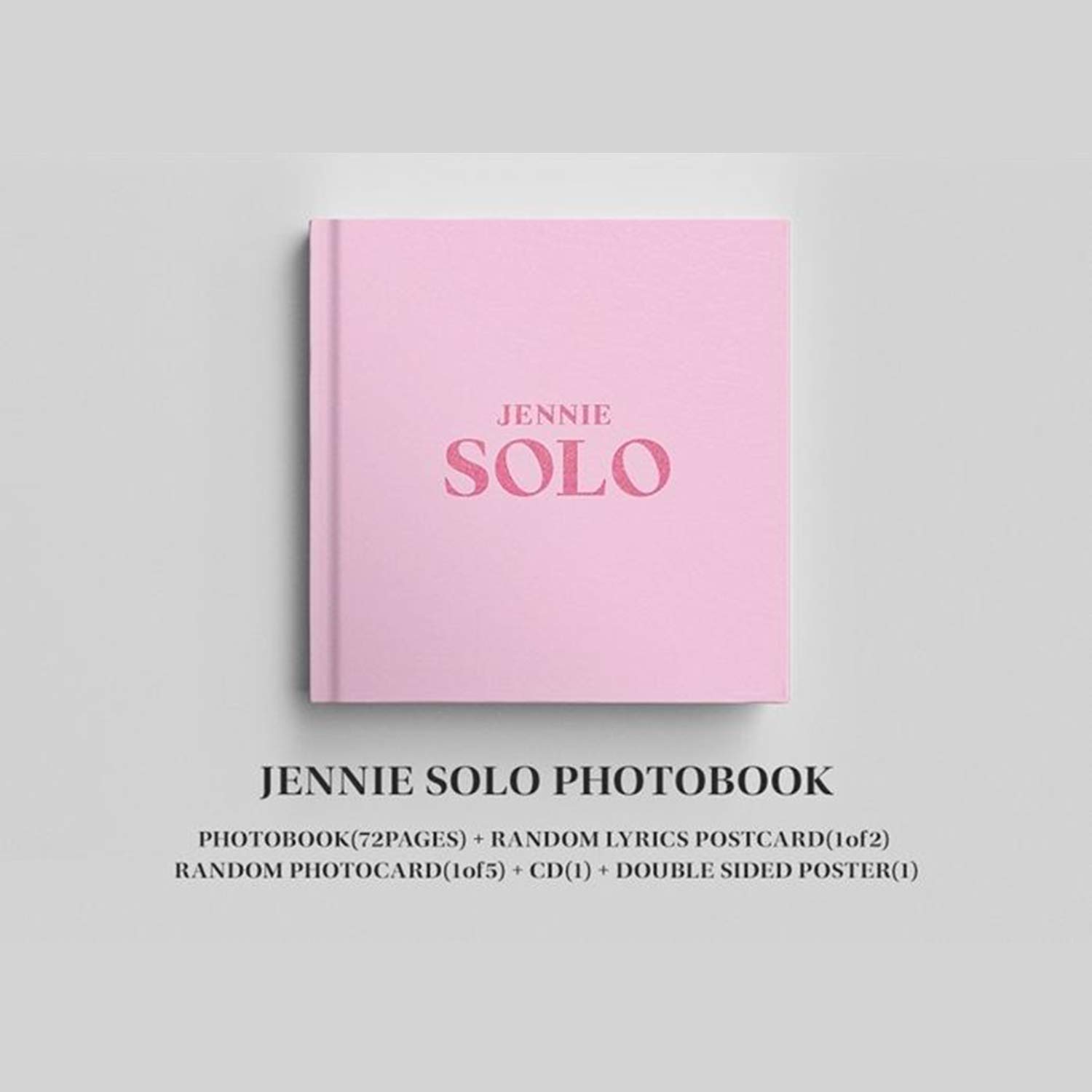 JENNIE - [SOLO] (Photobook Ver.) Photobook + Lyrics Postcard +